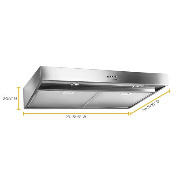 Whirlpool Range Hood (WVU37UC4FS) - Stainless Steel Whirlpool Range Hood (WVU37UC4FS) - Stainless Steel