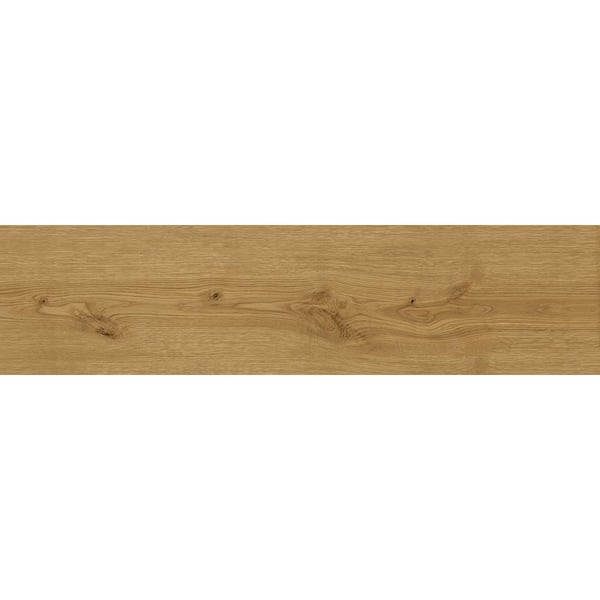 Corso Italia Sample - Foresta Amber 6 in. x 6 in. x 0.75 in. Wood Look Porcelain Paver
