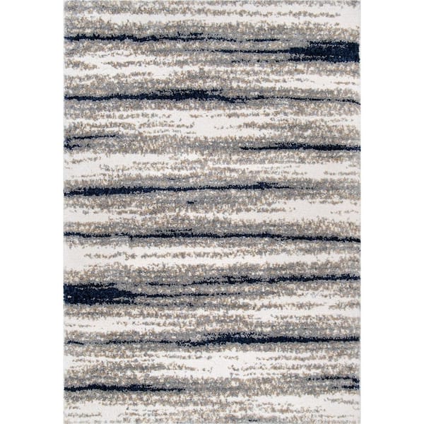 Orian Rugs Cotton Tail Ombre 5 ft. 3 in. x 7 ft. 6 in. Pewter Area Rug