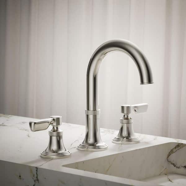 KOHLER Paces 8 in. Widespread Double Handle Bathroom Faucet with