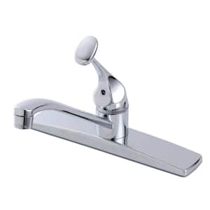 Columbia Single-Handle Deck Mount Centerset Kitchen Faucets in Polished Chrome