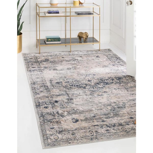 Portland Canby Ivory/Gray 4 ft. x 6 ft. Area Rug