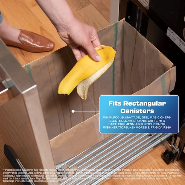 BestAir Heavy Duty Paper Trash Compactor Bags, Pre-Cuffed (10 Gal