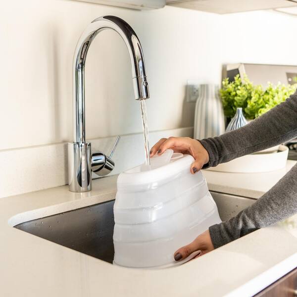 Crane x HALLS Collapsible Cool Mist Humidifier for Bedroom and O 並行輸入品 1 Gal. Warm Mist Collapsible Humidifier, White, Top Fill, for