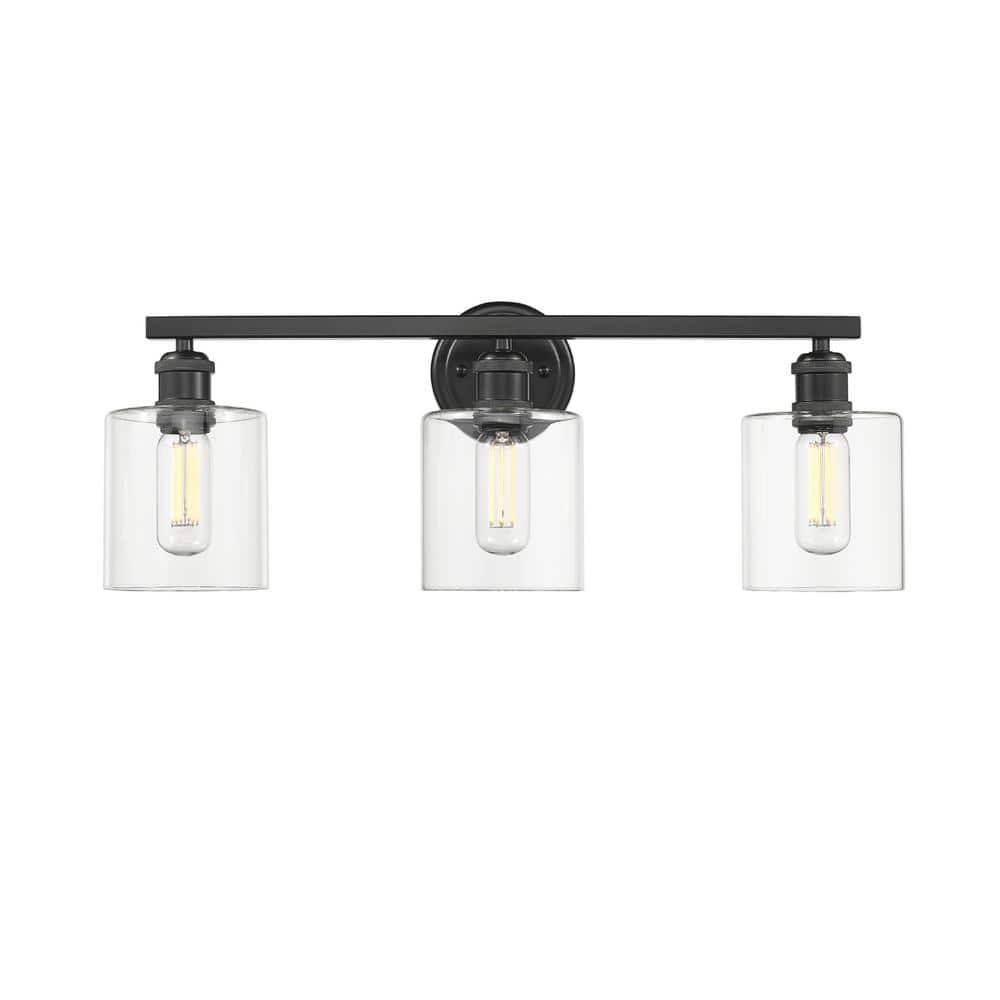 Fisher 5 in. 3-Light Black Vanity Light price history on PriceWatchPro