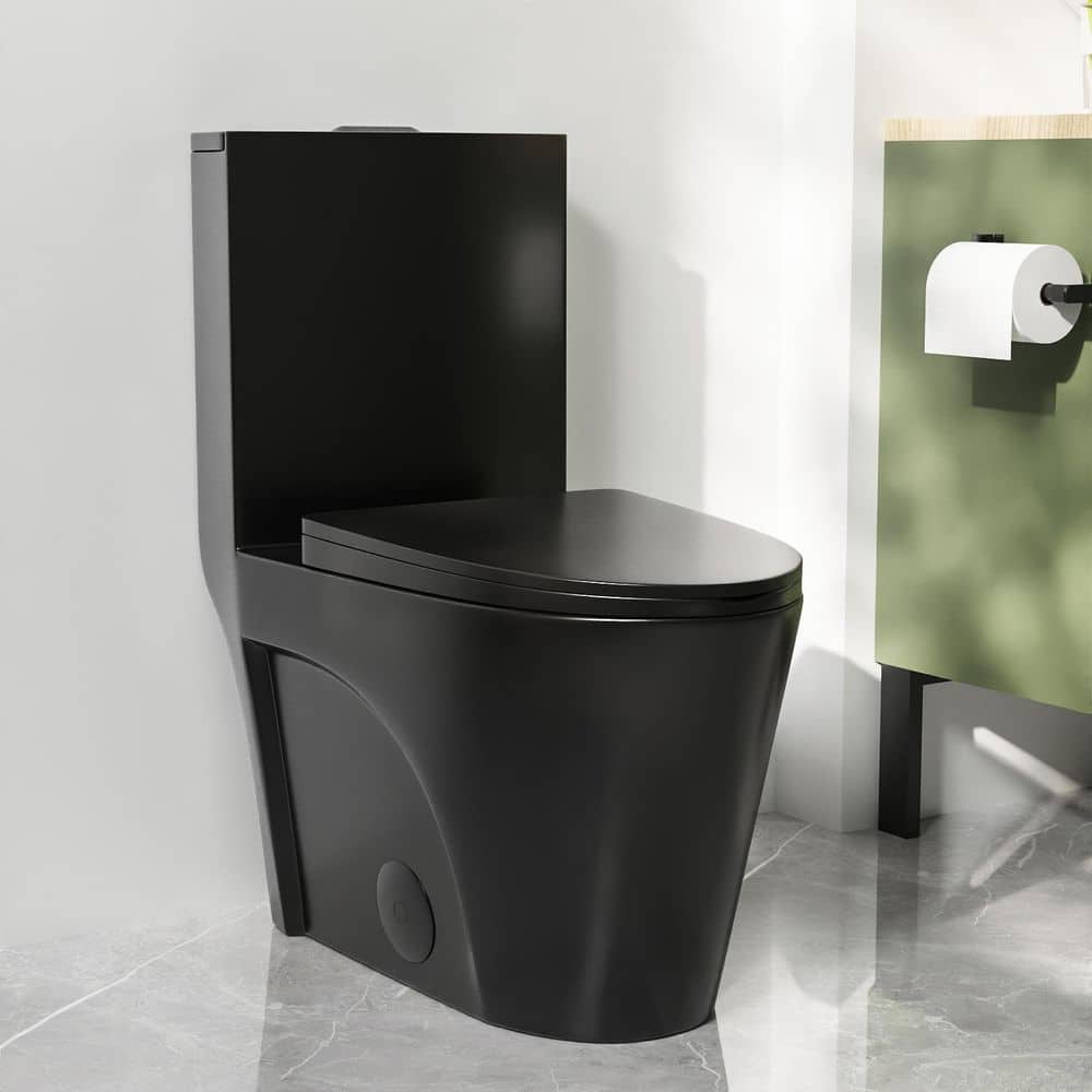 DEERVALLEY Ace 1-Piece 1.1/1.6 GPF Dual Flush Elongated Toilet in