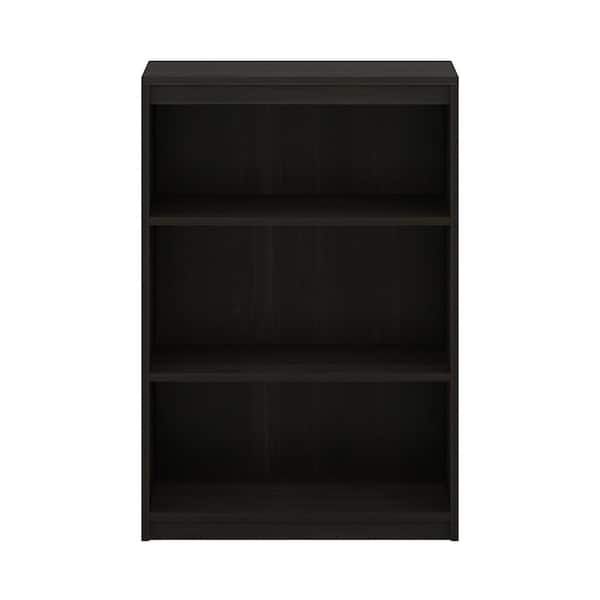 Furinno Gruen 35 9 In Espresso 3 Shelf, Room Essentials 3 Shelf Bookcase Black