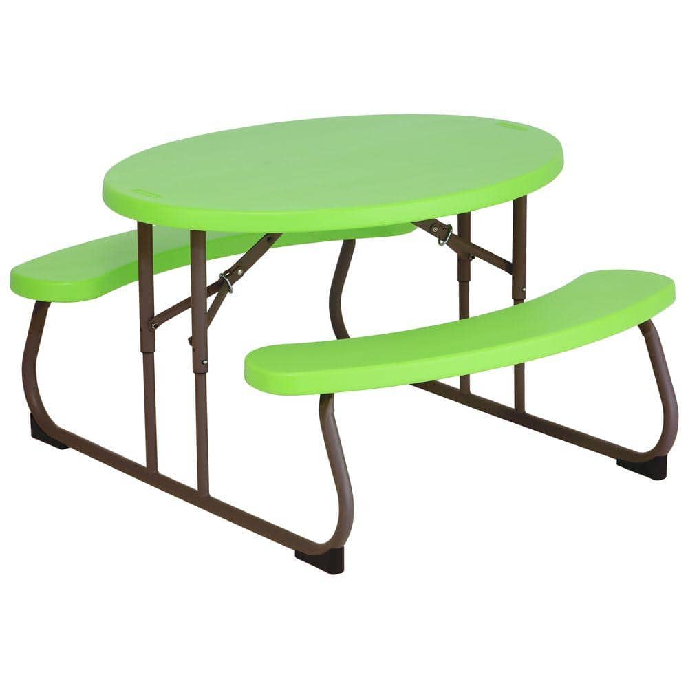 Reviews For Lifetime Lime Green Childrens Picnic Table 60132 The Home Depot