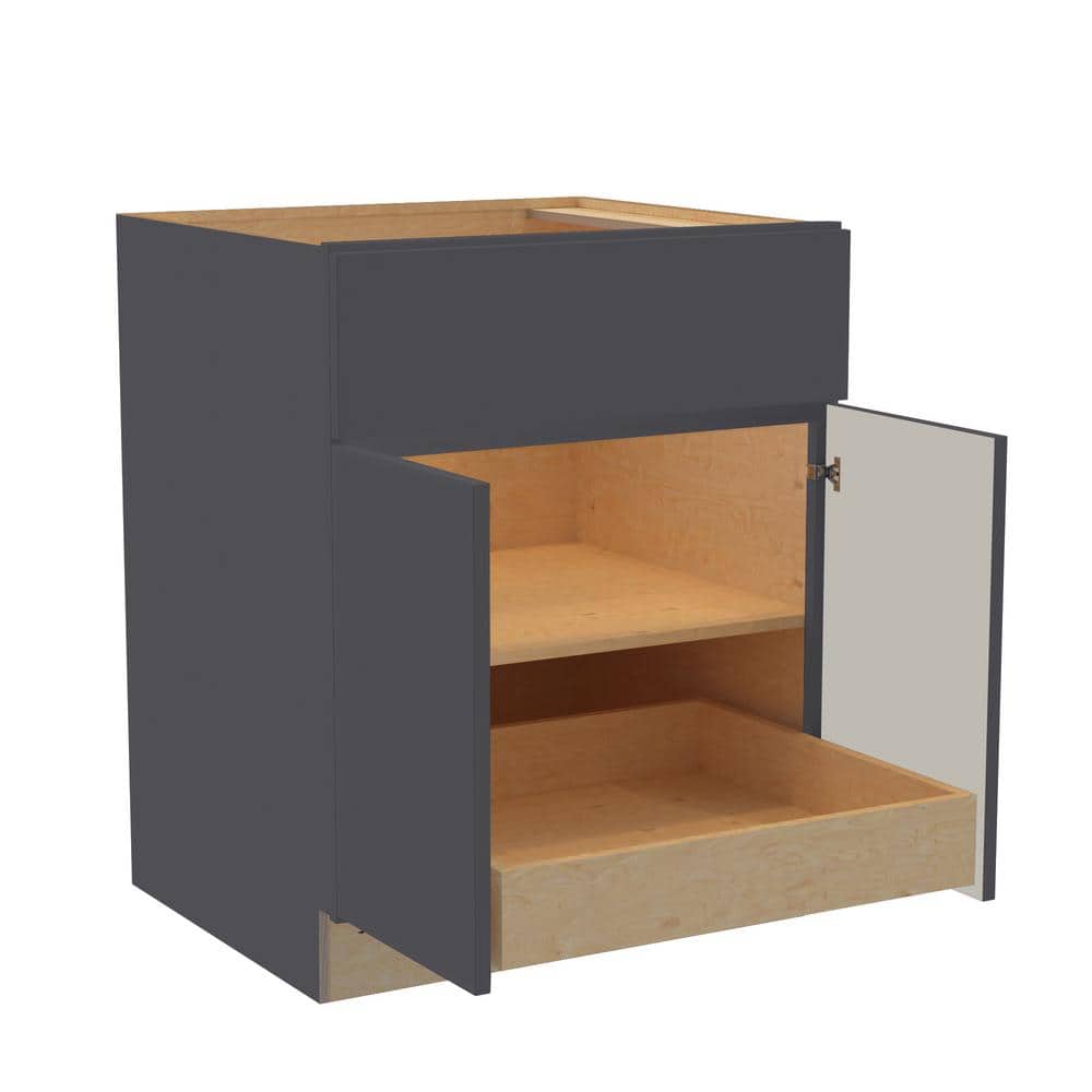 Hargrove 30 in. W x 24 in. D x 34.5 in. H Assembled Plywood Base Kitchen Ca