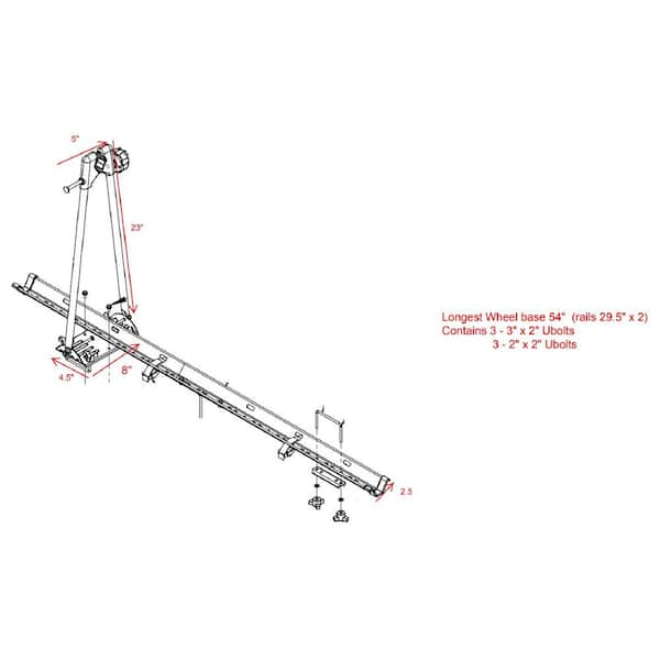 Swagman upright roof bike rack 64720 hot sale