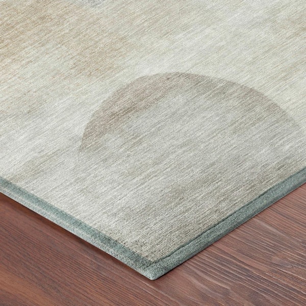 Chantille Machine Washable Indoor/Outdoor Abstract ACN2815 Ivory 9 ft. x 12 ft. Area Rug