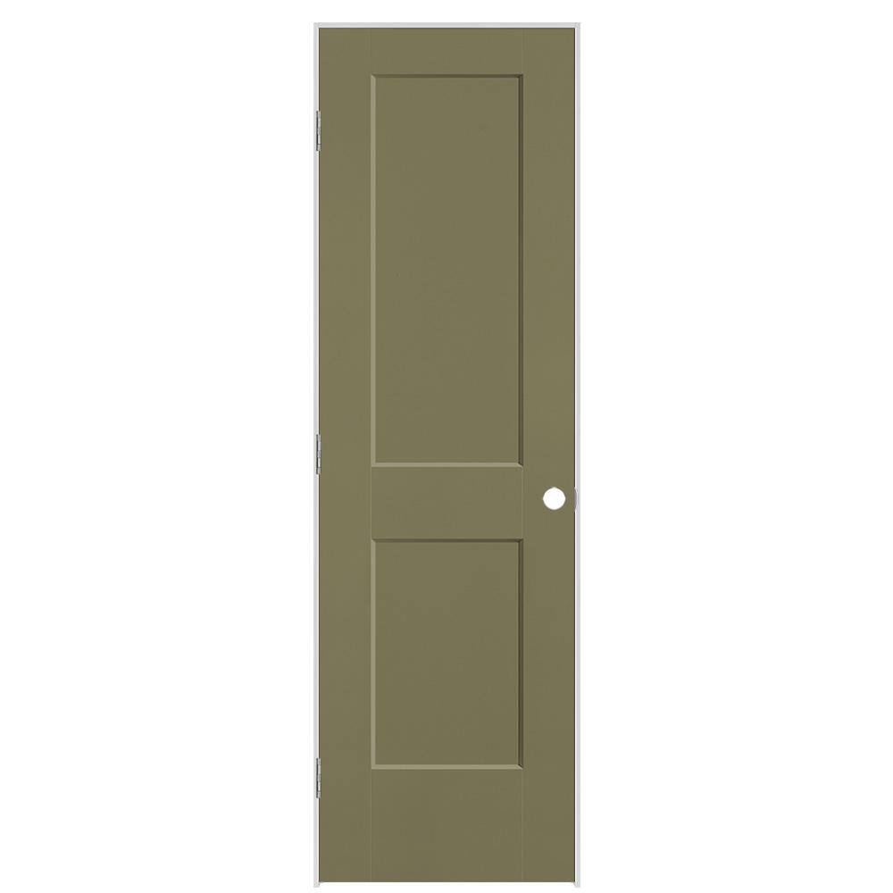 24 in. x 80 in. 2-Panel Logan Right-Hand Solid Core Truly Olive Molded Composite Single Prehung Interior Door price history on PriceWatchPro