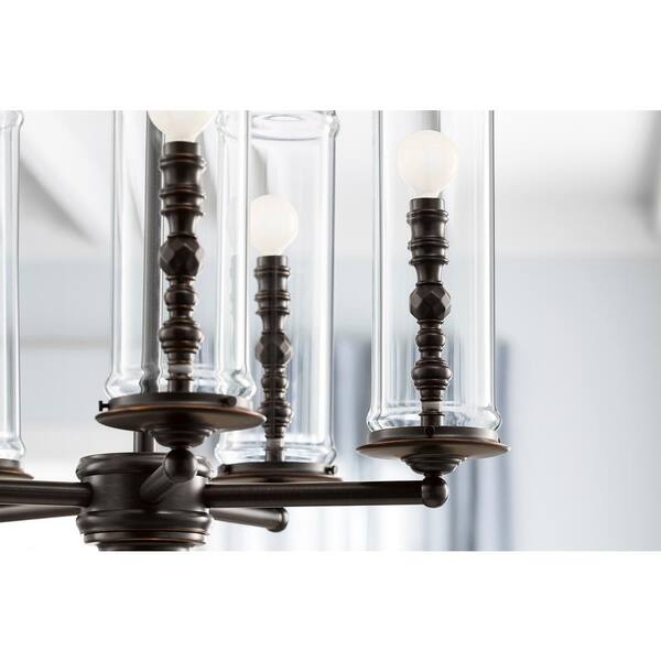 Kohler Damask 5 Light Oil Rubbed Bronze Chandelier 23347 Ch05 Bzl The Home Depot Kohler 23347 Ch05 Bzl Damask Five Light Chandelier Oil Rubbed Bronze, Diy Chandelier Socket Covers Home Depot