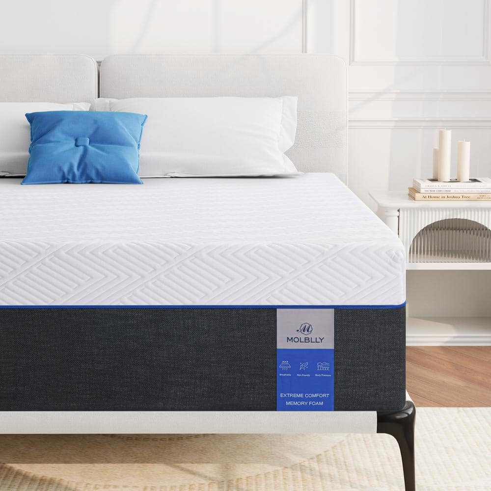 Molblly Queen Medium Memory Foam 10 In. Bed-in-a-box Mattress Hd-dbxb 