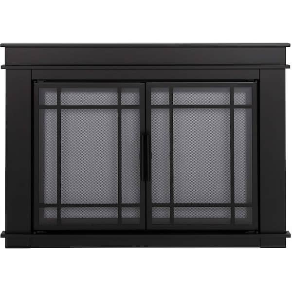 Fillmore Large Glass Fireplace Doors