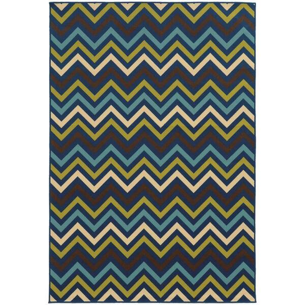 Home Decorators Collection Breakwater Navy 9 ft. x 13 ft. Area Rug