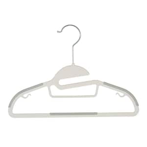 Kids 12-Pack Collar Saver Ultimate Hangers in White