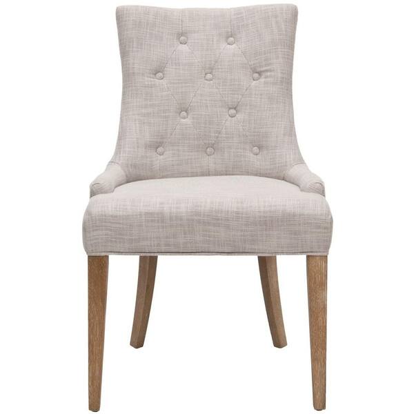 SAFAVIEH Becca Grey Polyester Blend Dining Chair