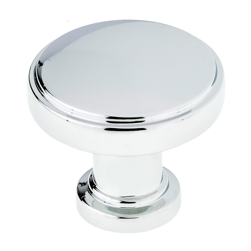 Crestmont Collection 1-5/16 in. (34 mm) Modern Chrome Round Cabinet Knob price history on PriceWatchPro