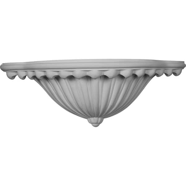 26-1/2 in. x 8-1/4 in. x 9-1/4 in. Primed Polyurethane Surface Mount Niche Shelf for Devon Niche Cove