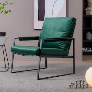 Flex Emerald Arm Chair with Velvet Cushion