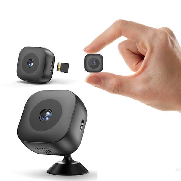 Security Camera, WiFi Mini Wireless Camera, Real-Time Monitoring with App SD Card Storage Portable Surveillance Camera