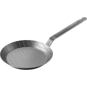 Forge 9.5 in. Carbon Steel Frying Pan in Silver