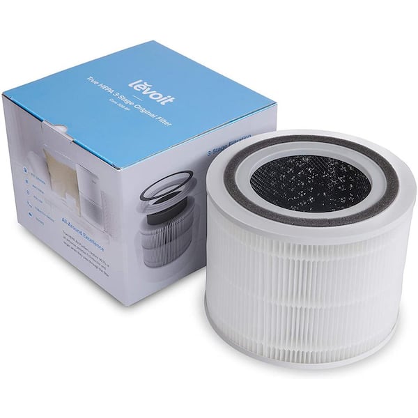 Levoit Air Purifier with True HEPA Filter, 3-Stage Filtration for