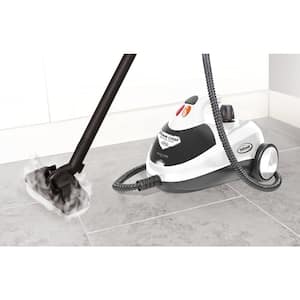 Steam Chief SC1800 Steam Cleaner Corded for Most Surfaces in White with Attachments Included