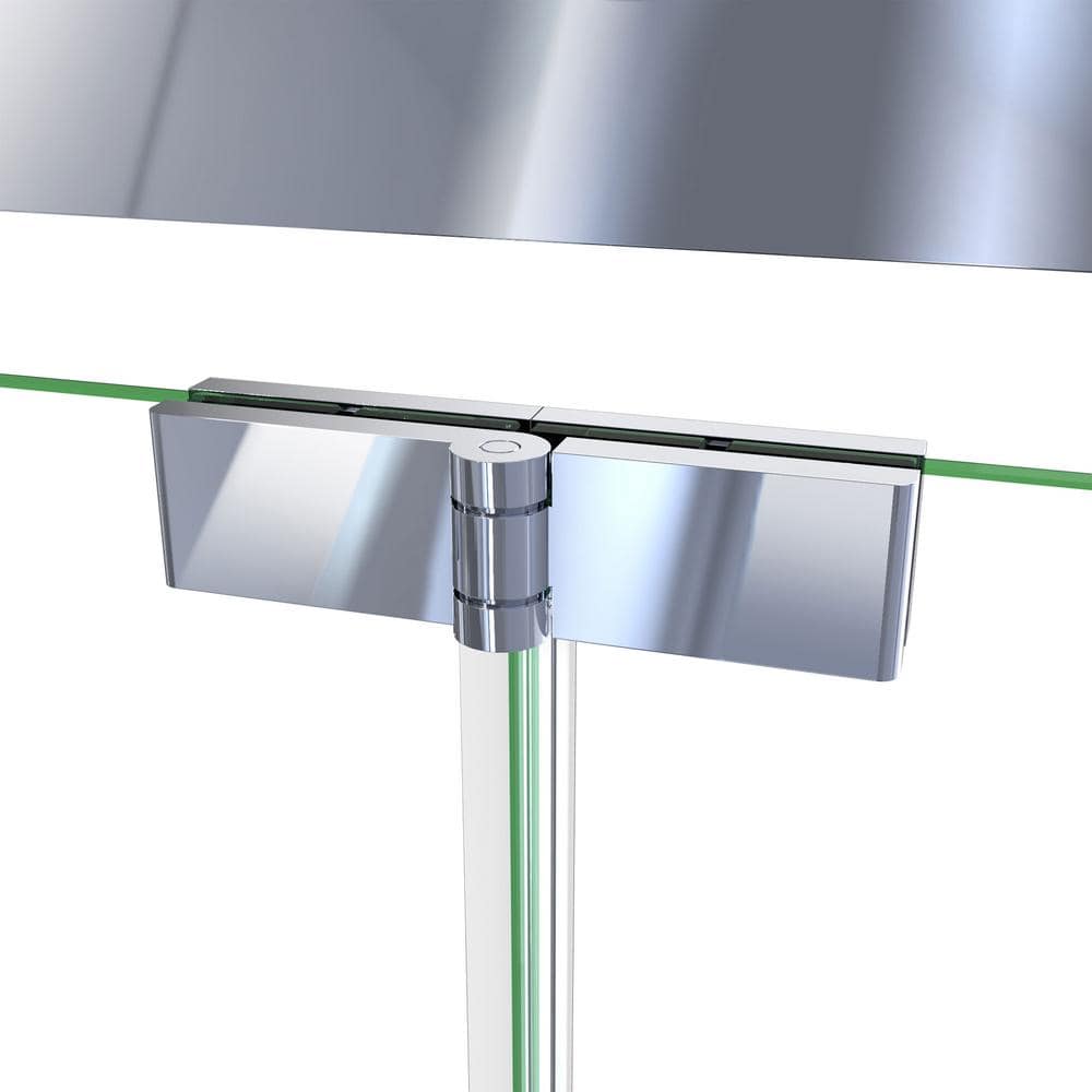 Butterfly-S Oil Rubbed Bronze Semi-Frameless Bi-Fold Shower Door