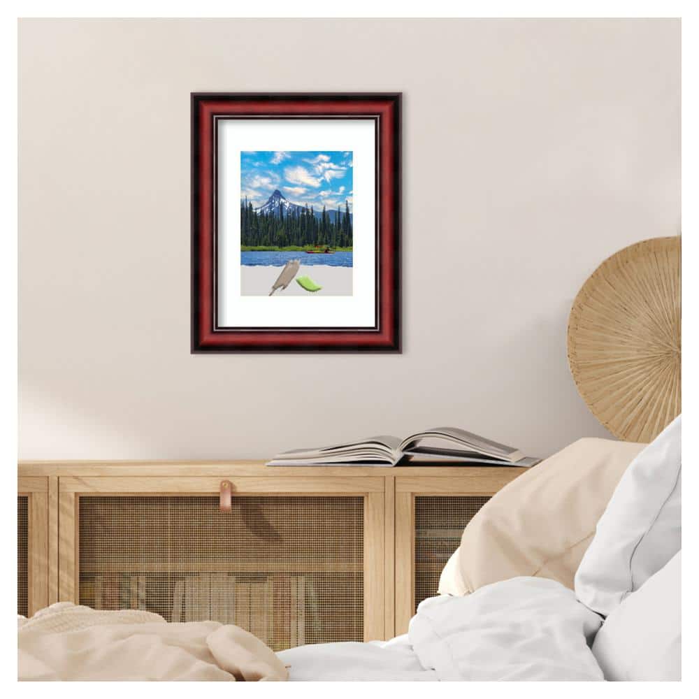 Rubino Cherry Scoop 14" x 17" Wood Picture Frame