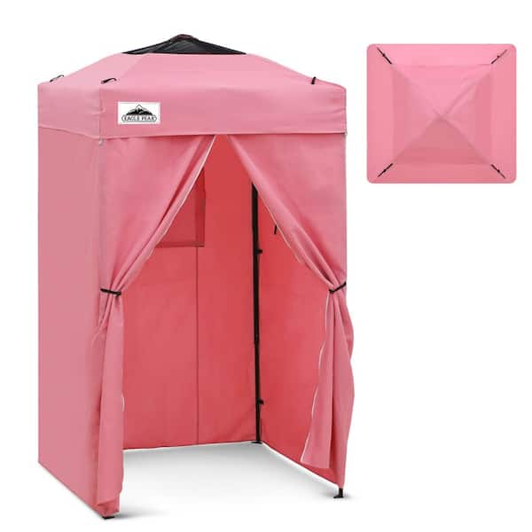 EAGLE PEAK 4 ft. x 4 ft. Pop Up Privacy Shelter Dressing