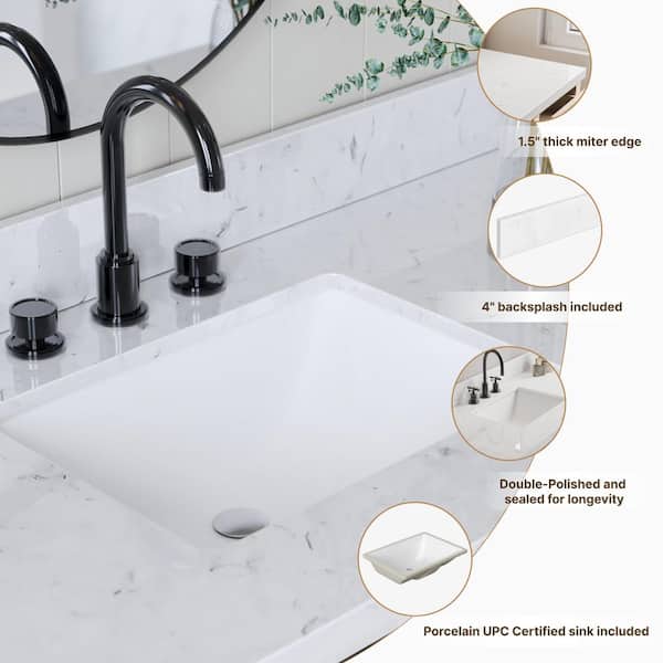 ホットセール ARIEL Sink Single H in. 36 x D in. 22 x W in. 48 Hepburn 帽子