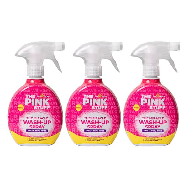 THE PINK STUFF 500ML Multi-Purpose Wash Up Spray (3-Pack)