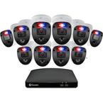 16-Channel 1080p 2TB DVR Security Camera System with 10 Wired Enforcer Bullet Cameras and Yard Stake