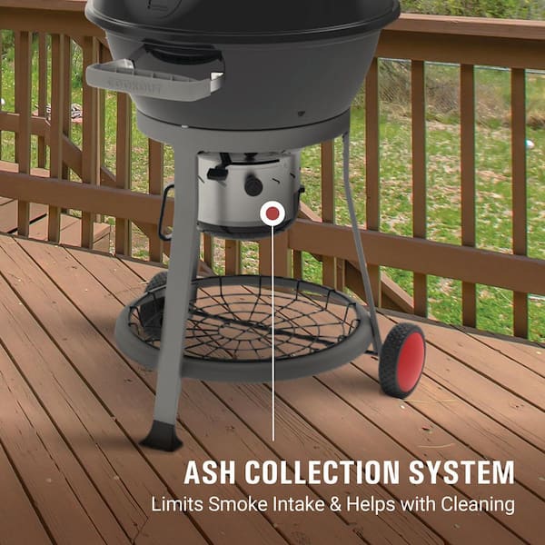 Coleman 30 in. Cookout Kettle Charcoal Grill in Black with