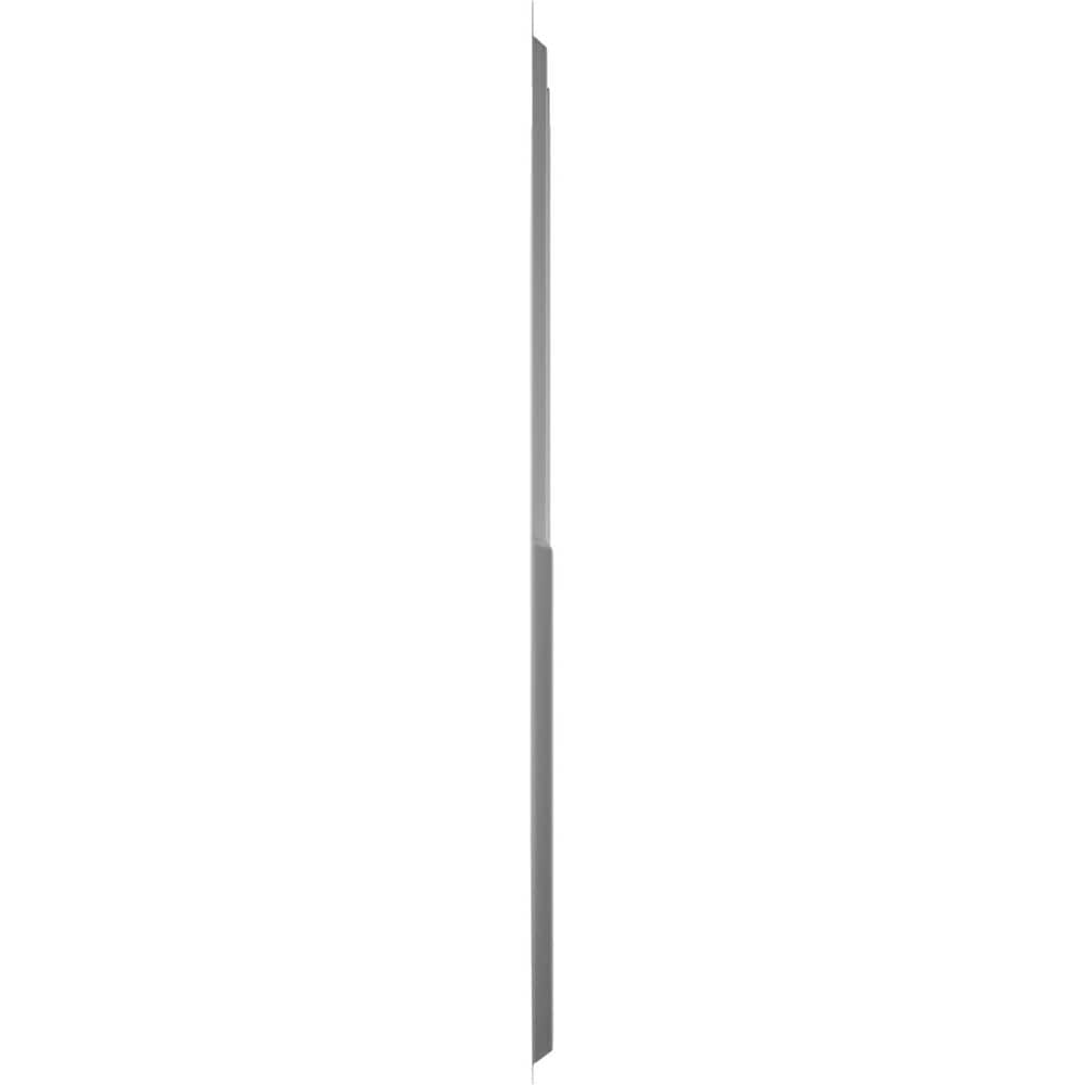 White Textured PVC 3D Decorative Wall Panels, 19.63" x 19.63" (Set of 50)