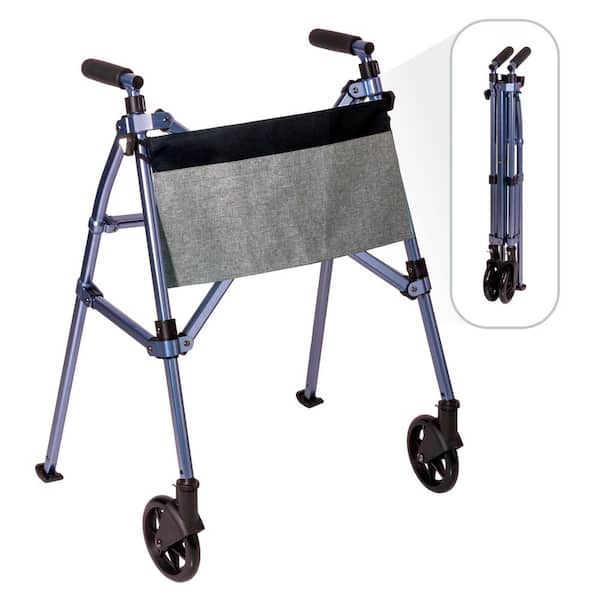 Stander Wonder Walker Plus, 2-Wheel Lightweight Folding Walker in