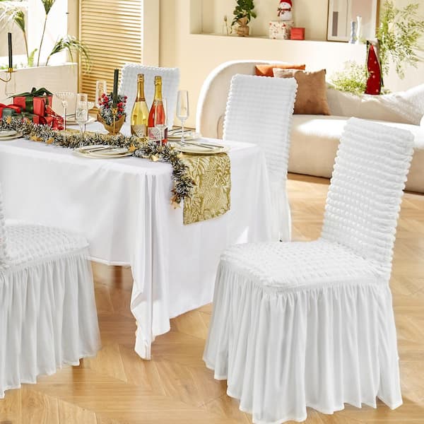 New 25 Vevor cheapest White Spandex Chair Covers