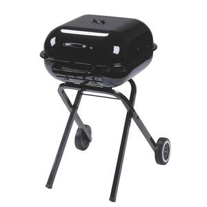 Black Portable Charcoal Grill