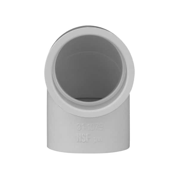 Charlotte Pipe 1 in. PVC SCH 40/90° ELL SXS CONTRACTOR 5-PACK