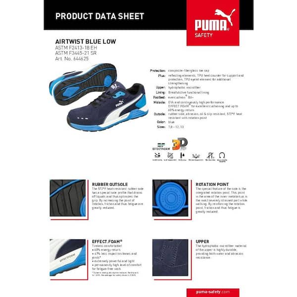 PUMA Urban Effect Men's Airtwist Low Safety Work Shoe - Composite