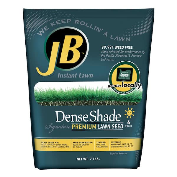 JB 7 lbs. Dense Shade Grass Seed Dense7 - The Home Depot