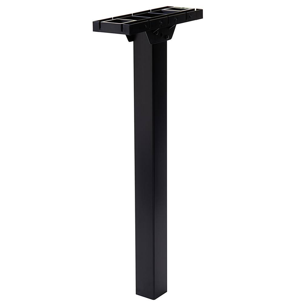 UPC 046462009885 product image for Gibraltar Mailboxes Patriot Plastic, Top Mount, Mailbox Post & Mounting Kit, Bla | upcitemdb.com