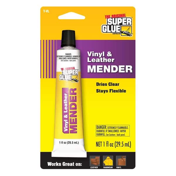 Super Glue 1 Fl Oz Vinyl Leather, What Kind Of Glue Can I Use To Repair Leather