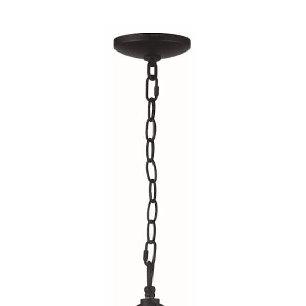 Monteaux Lighting 10-Light 10.25 ft. Black Indoor/Outdoor Plug-In  Integrated LED Lantern String Light C7826 - The Home Depot