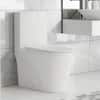 St. Tropez 1-Piece 0.8/1.28 GPF Dual Flush Elongated Toilet in White