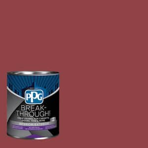 1 qt. PPG13-12 Crazed Cranberry Semi-Gloss Door, Trim & Cabinet Paint