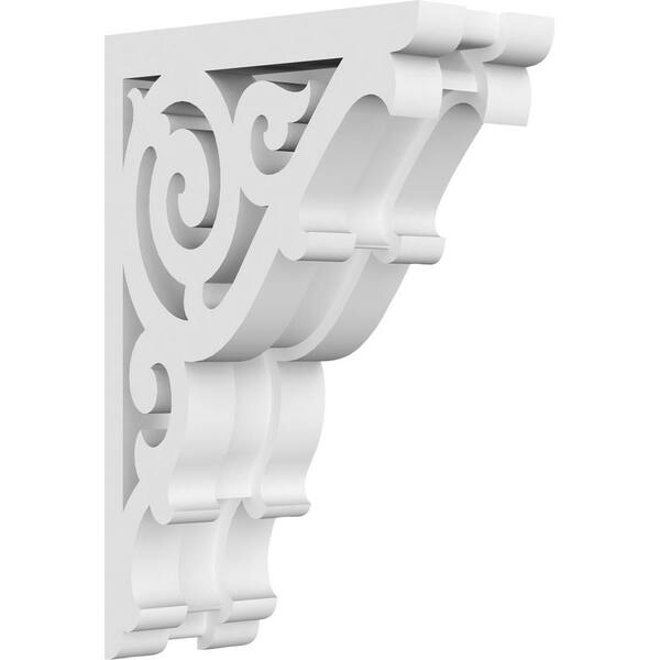 Ekena Millwork Athens 1.5 in. W x 6 in. H x 4 in. D Signature Urethane Polyurethane Corbel
