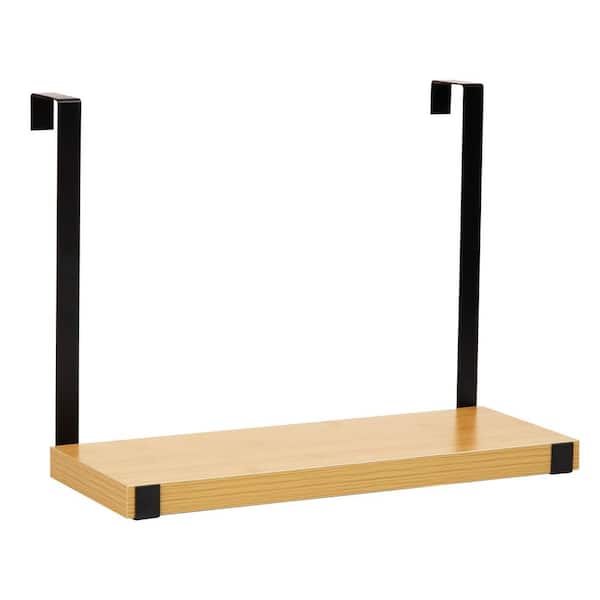 6.25 in. W x 15.75 in. D in. Brown MDF Hanging Cubicle Shelf Organizer, Decorative Wall Shelf